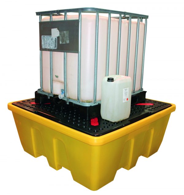 Spill Pallet Single IBC with Grid FL-205-211