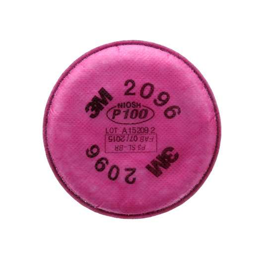 3M Particulate Filter 2096, P100, with Nuisance Level Acid Gas Relief