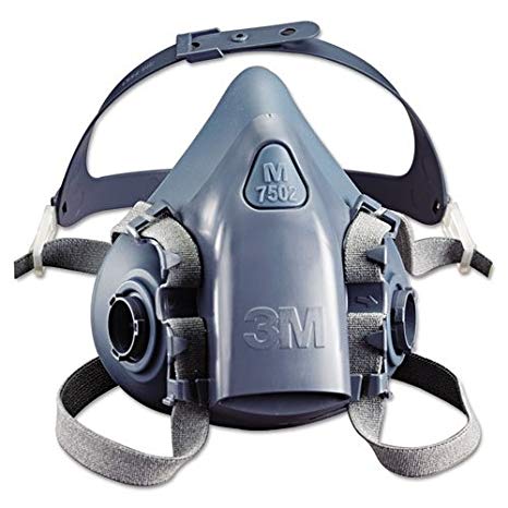3M Half Face Piece Reusable Respirator 7501 Small/7502 Medium/7503 Large