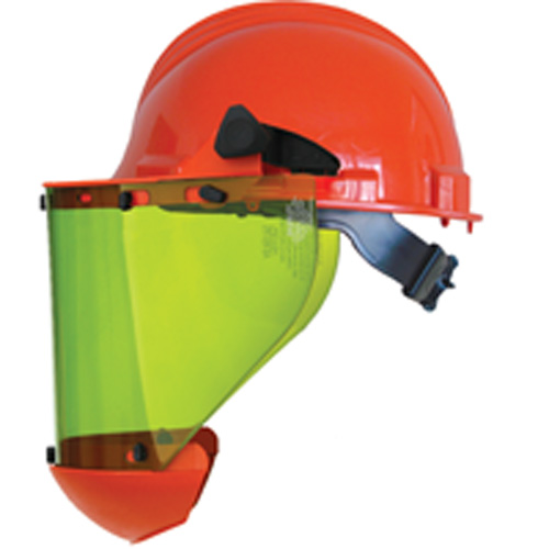 Salisbury AS1000HAT ARC Flash Protection Face Shield with Hard Hat (10 cal/cm2)