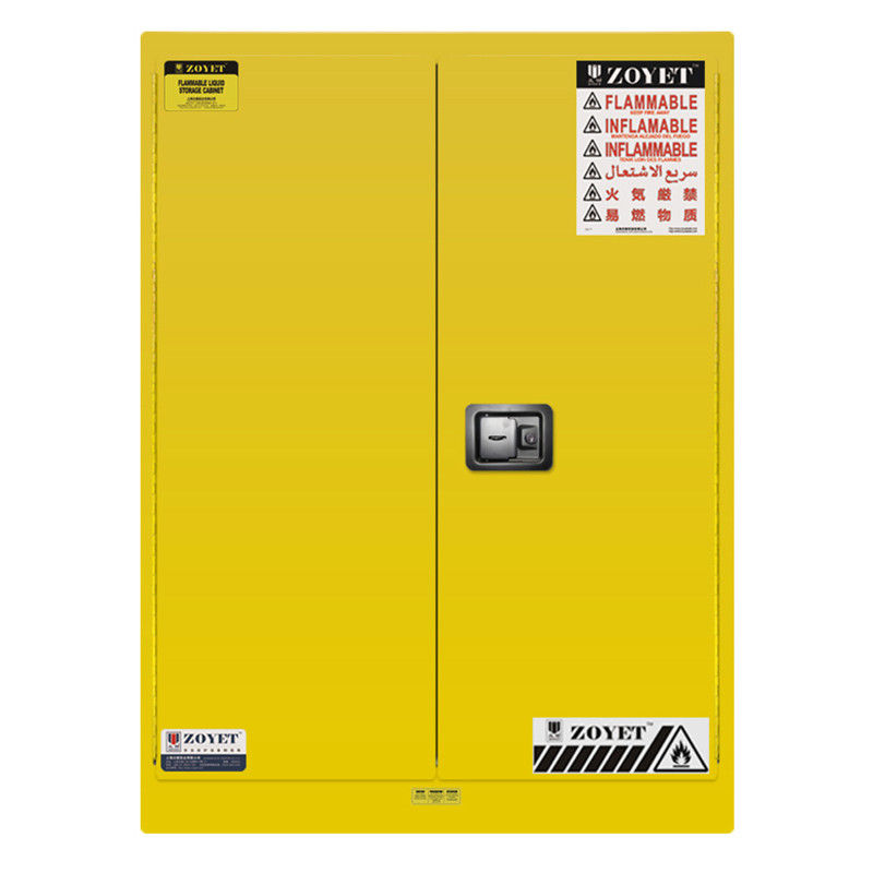 Flammable Cabinet Yellow 45 Gallon Zoyet ZYC0045