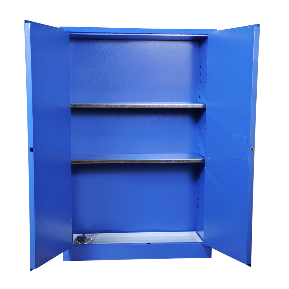 Acid/Corrosive Cabinet Blue 45 Gallon Bullman BMC0045B