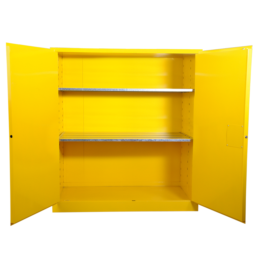 Flammable Cabinet Yellow 110 Gallon Bullman BMC0110Y