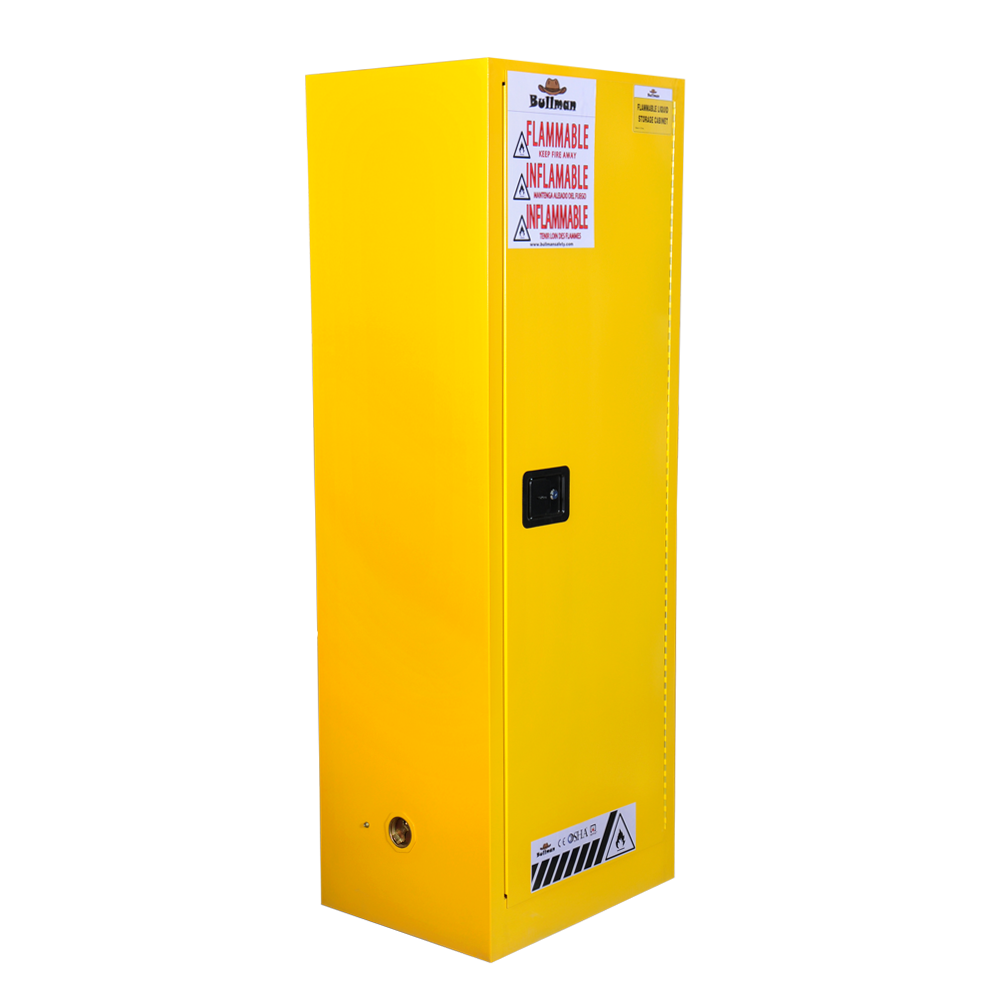 Flammable Cabinet Yellow 22 Gallon Bullman BMC0022Y